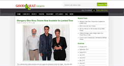 Desktop Screenshot of news.goodseattickets.com